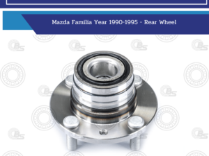 NIS Wheel HUB Unit for Mazda Familia Year 1990-1995 - Rear Wheel