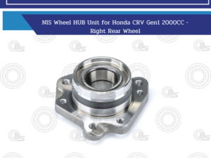 NIS Wheel HUB Unit for Honda CRV Gen1 2000CC - Right Rear Wheel