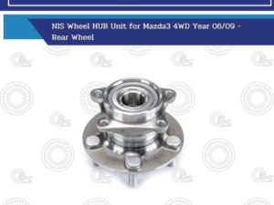 NIS Wheel HUB Unit for Mazda3 4WD Year 06/09 - Rear Wheel