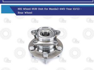 NIS Wheel HUB Unit for Mazda3 4WD Year 10/13 - Rear Wheel