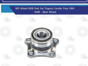 NIS Wheel HUB Unit for Toyota Corolla Year 1991-1998 - Rear Wheel