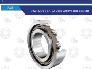 FAG 6206 TVH C3 deep groove ball bearing—metal bearing with inner and outer rings, shown on a product page.