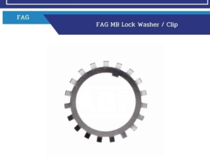 FAG MB lock washer/clip: circular ring with external teeth used to lock components.